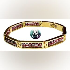 Stainless steel ilde de Oya Bracelet (Czech Beads) yoruba religion afric…